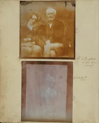 Sir George Campbell en zijn zoon, George