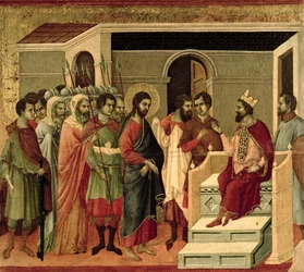 Maesta: Jezus voor Herodes