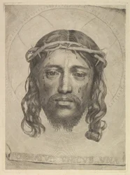 Gezicht van Christus op de sluier van St. Veronica, 1735