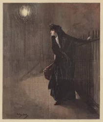 Carrie rilde terwijl ze zich vastklampte aan de met rijp bedekte reling