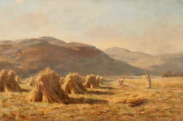 Oogsten bij Dumyat, Ochil Hills