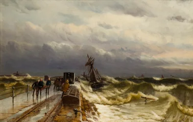 Scheepswrak van de bark „Jacob Rothenberg“, 28 november 1878, 1887