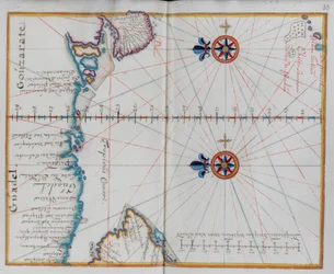 Arabië: Kaart van de Arabische Zee.