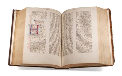 Bijbel, met Prologen, in het Latijn, Gedecoreerd Manuscript op Papier, Utrecht