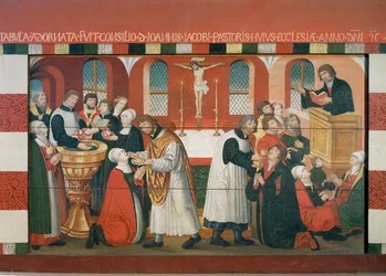 Maarten Luther predikend (detail)