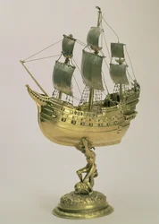 Model oorlogsschip, Amsterdam, 1595-96