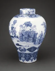 Vaas met deksel, 1678-80