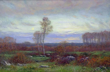Herfstavond (olieverf op doek)