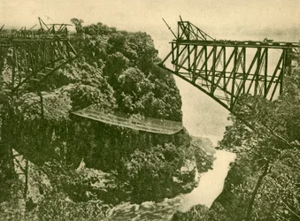 De Zambesi Spoorwegbrug bouwen, c1930