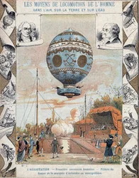 Eerste bemande vrije ballonvlucht, Pilatre de Rozier en de Markies d