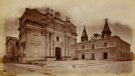 Kerk van San Francisco en postkantoor, Guatemala