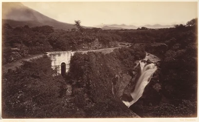 Watervallen van de Michatoya -Palin, Guatemala