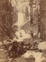 Pi-wy-ack (Ruitenstraal), Vernal Falls, Yosemite Valley, Californië,1867 (foto)