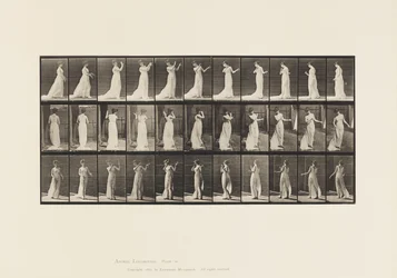 Plaat 55. Wandelen, omdraaien, actie van afkeer, 1885