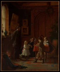 Kersttijd, de familie Blodgett