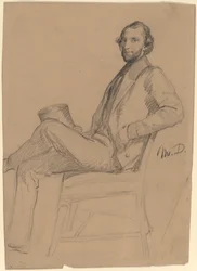 Zittende studie van M.D.