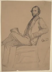 Zittende studie van M.D.