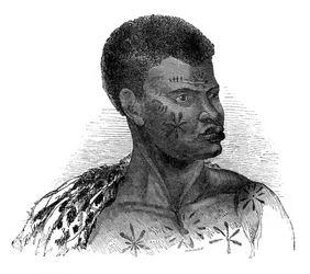 Inboorling van Mozambique, 1848