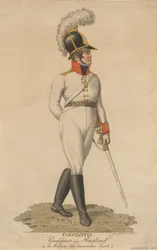 Portret van groothertog Constantijn Pavlovitsj van Rusland 1779-1831, 1807