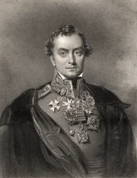 Henry Hardinge, gegraveerd door F. Holl, uit 