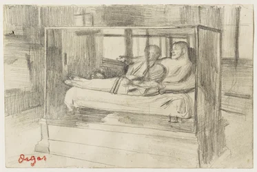 In het Louvre: De Etruskische sarcofaag, c.1879