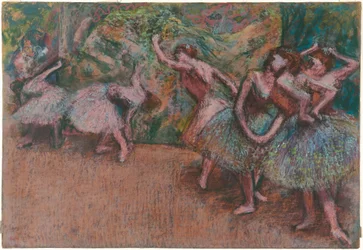 Ballet Scène, c.1907 (pastel)
