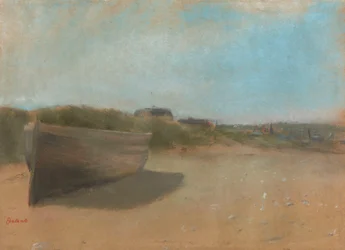 Boot op het Strand, ca. 1869