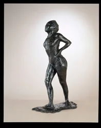 Dancer At Rest, Hands On Hips, Right Leg Forward, c. 1881-1890 (cast 1919-1925)