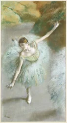 Danseres in groen
