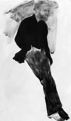 Edouard Manet (1832-1883) Franse schilder, tekening van Edgar Degas