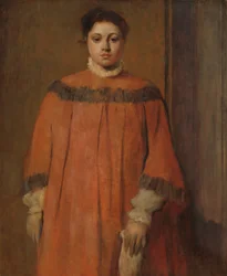 Meisje in rood
