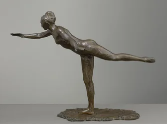 Grote Arabesque, tweede keer, gemodelleerd ca. 1880s, gegoten 1919-21