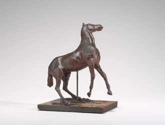 Paard steigert, 1880s