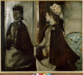Madame Jeantaud bij de spiegel