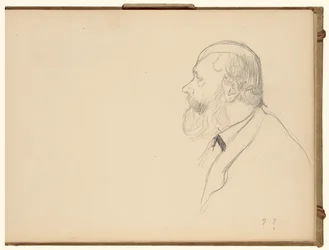 Man in profiel