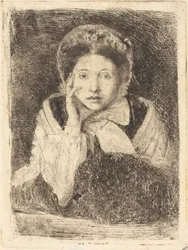 Marguerite De Gas, de Zus van de Kunstenaar, 1860-1862