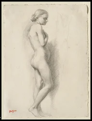Staande naakt, c.1860-65