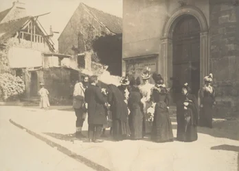 Straatscène, La-Queue-en-Brie Val-de-Marne, ca. 1896
