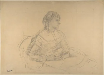 Studie voor "Madame Théodore Gobillard" (Yves Morisot)