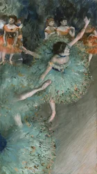 Zwiepende danseres (danseres in groen)