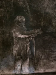De meester van ballet (detail) (uitgevoerd in samenwerking met Ludovic Lepic)