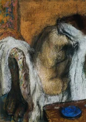 Vrouw die zich wast, c.1905-07