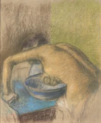 Vrouw bij haar toilet, ca. 1888-1892