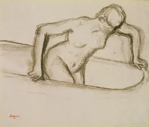 Vrouw in bad