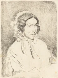 Vrouw met een Gerimpelde Hoed (Dame âgée)