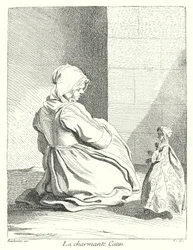 De Charmante Prostituee (gravure)