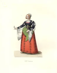 Vrouw uit Castilië, Spanje