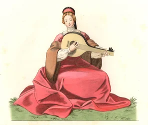 Vrouw van de Engelse adel