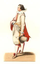 Jonge man van de Nederlandse adel