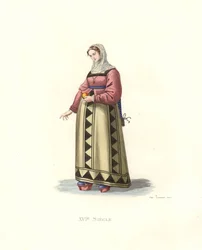 Vrouw van Burgos, Spanje
